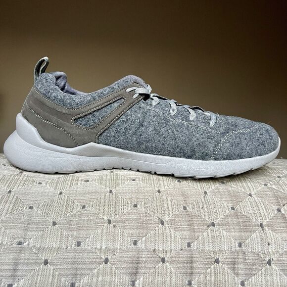Keen Highland II Arway Steel Gray Fabric Lace Up Sneaker Shoe Men US 10.5 Casual - Picture 1 of 14